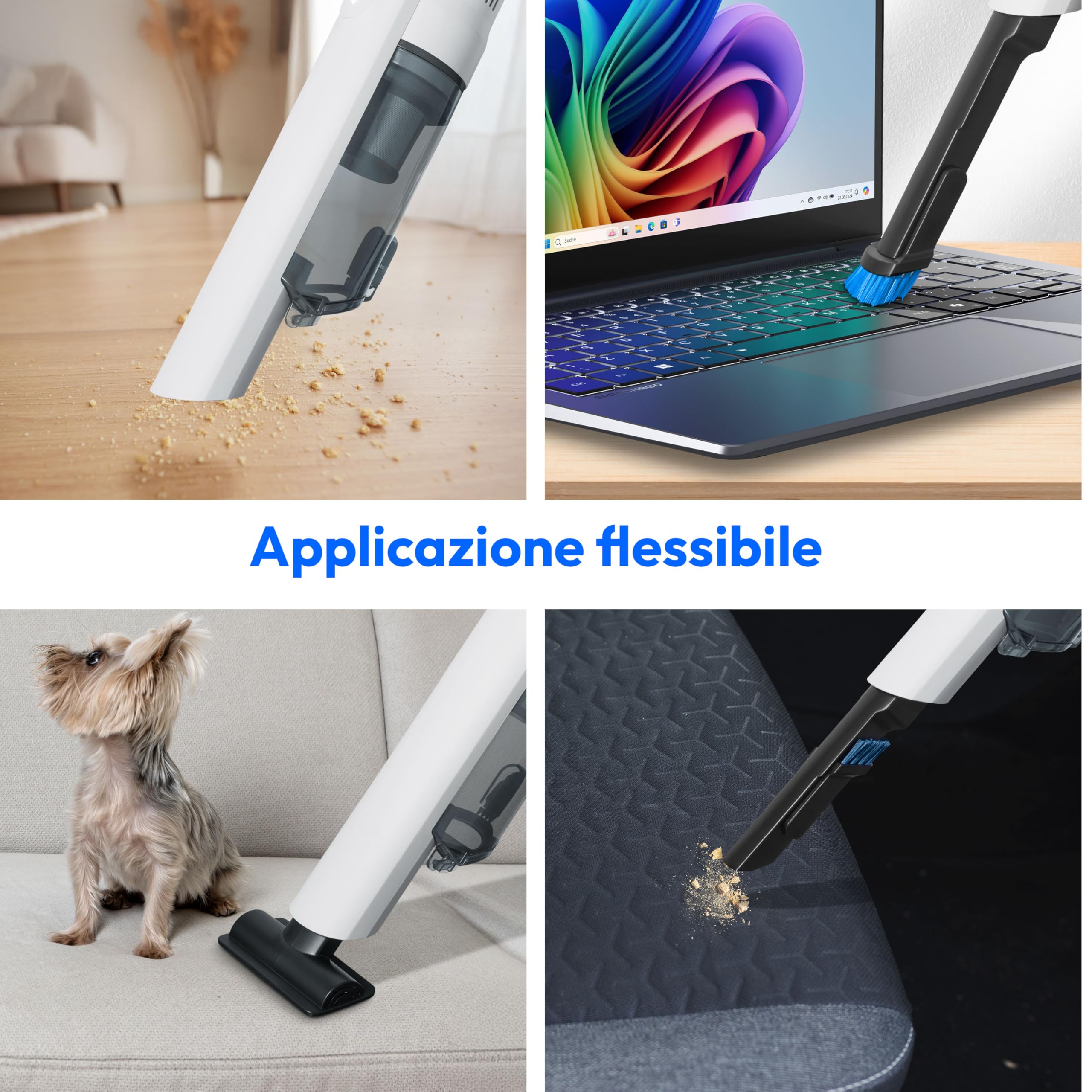 MEDION MD12057 aspirapolvere portatile senza fili bianco