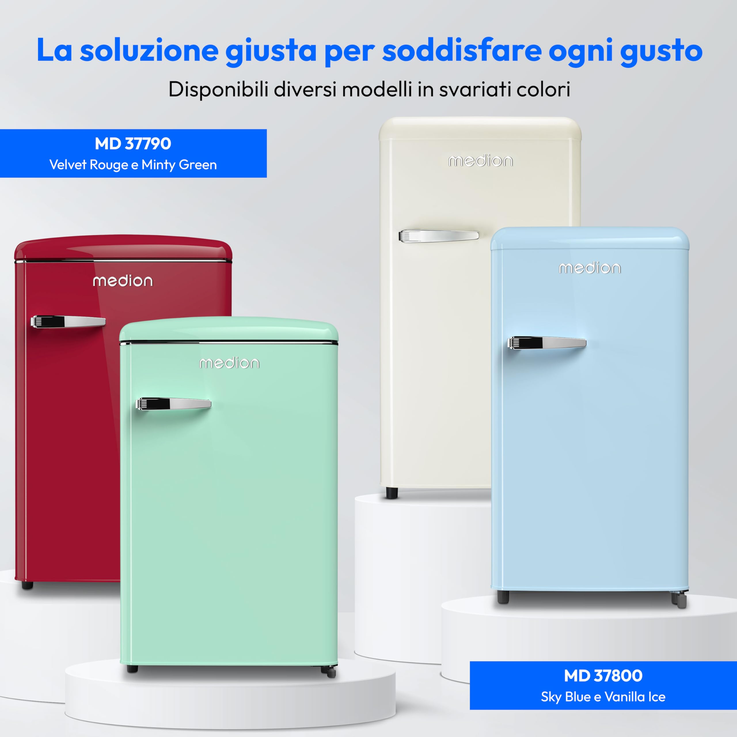 MEDION LIFE Retro MD 37790 frigo-congelatore 108 L