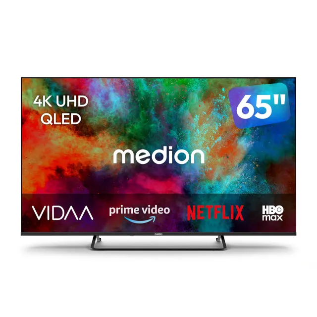 MEDION MD865602 TV QLED 65 pollici 4K Smart Dolby Vision