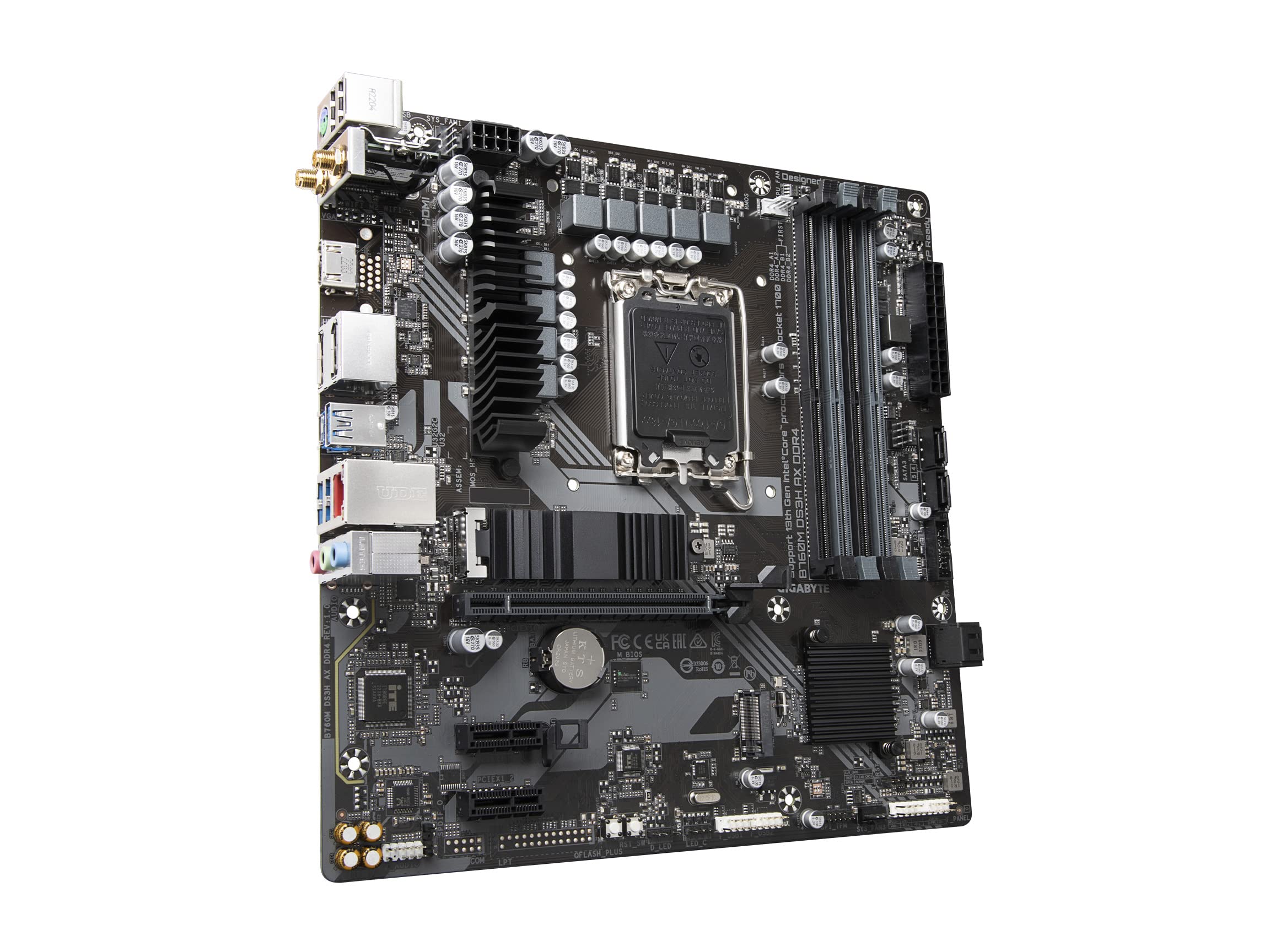 GIGABYTE B760M DS3H AX DDR4 scheda madre WiFi 6E
