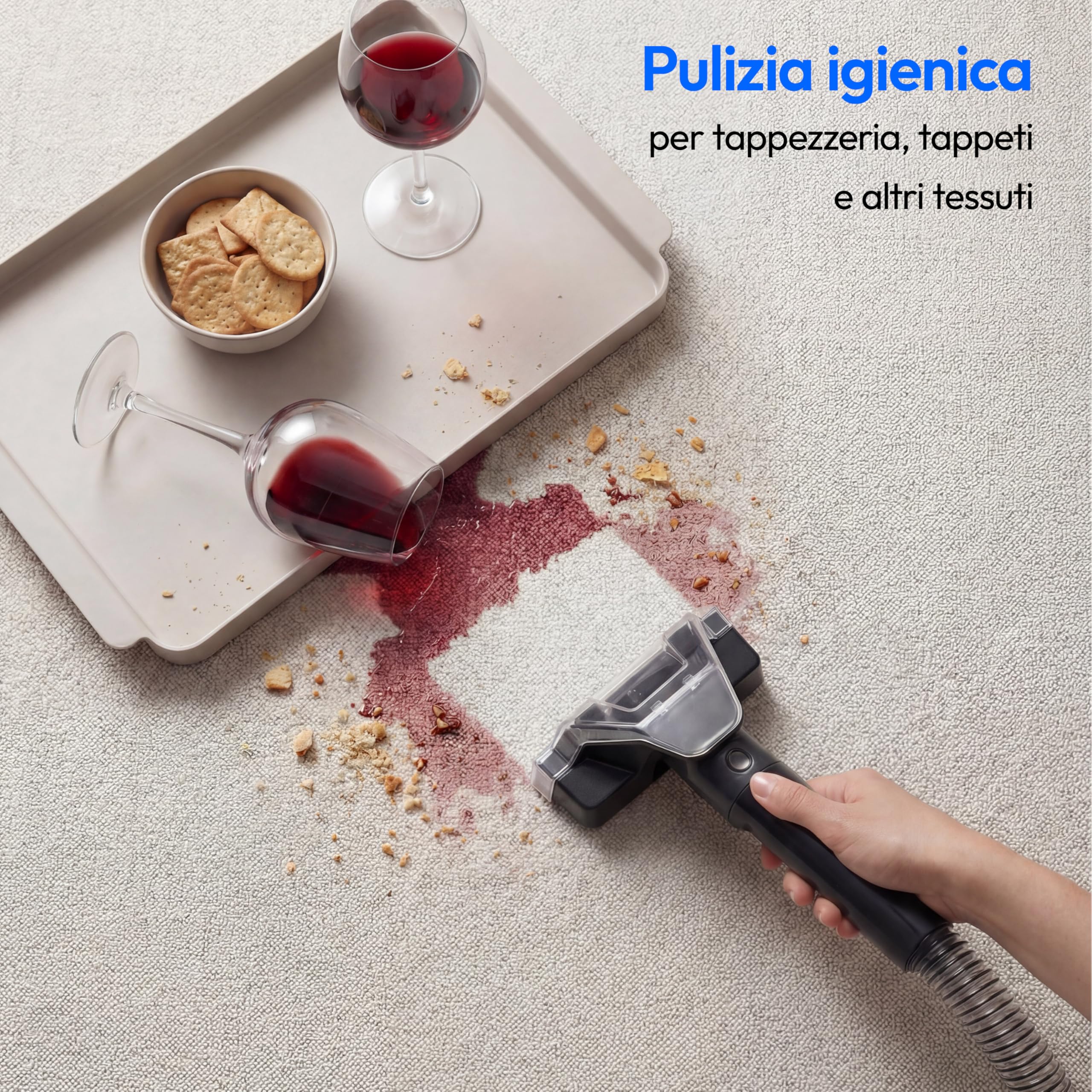 MEDION MD100122 lavatappeti 750 W con serbatoio 1080 ml