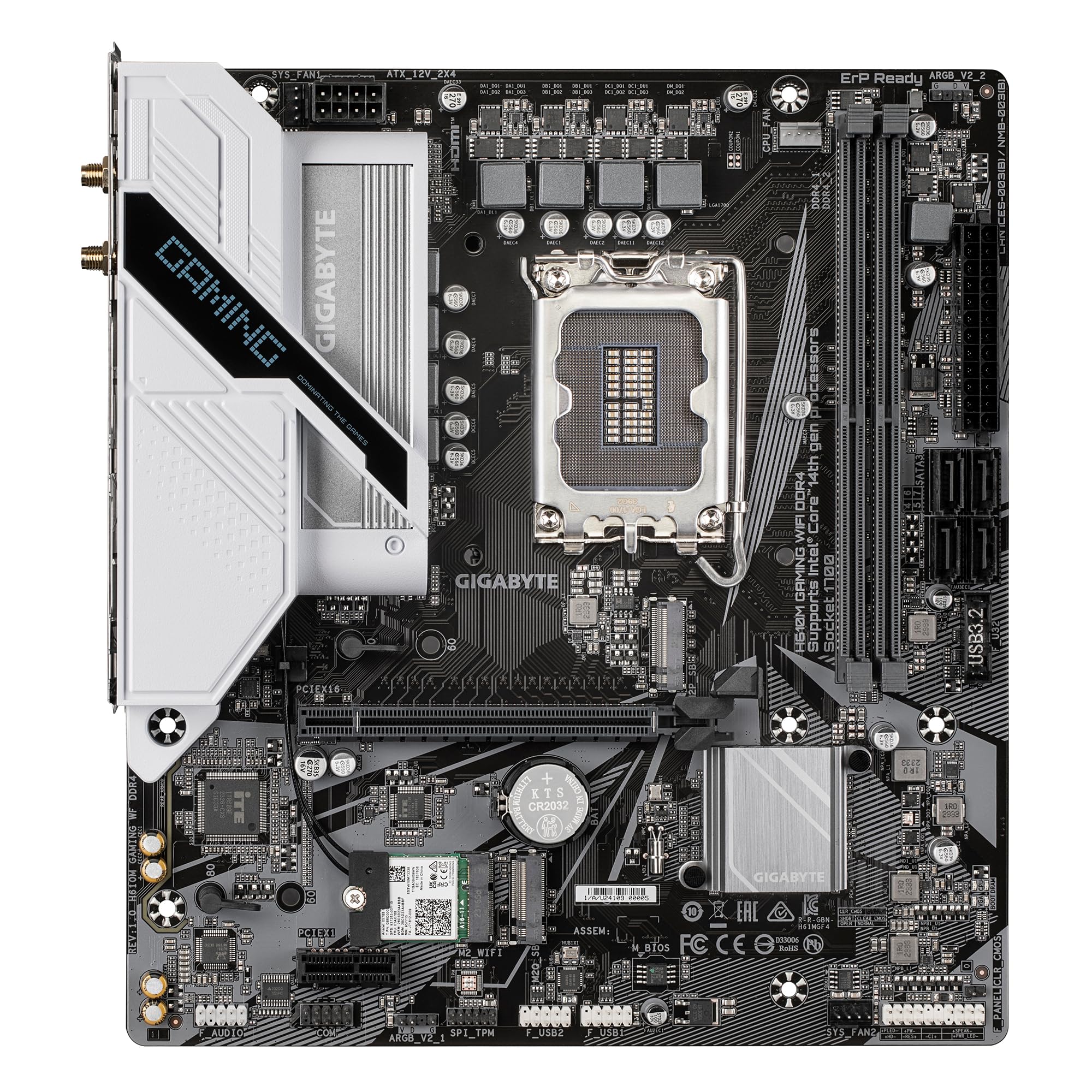 GIGABYTE H610M Gaming WF Scheda Madre DDR4 Wi-Fi