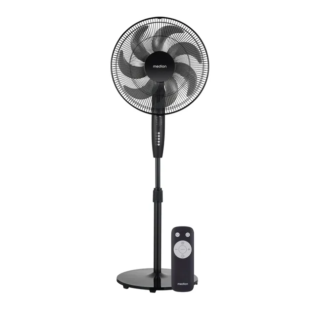 MEDION P21 SF ventilatore a piantana nero 130 cm telecomando