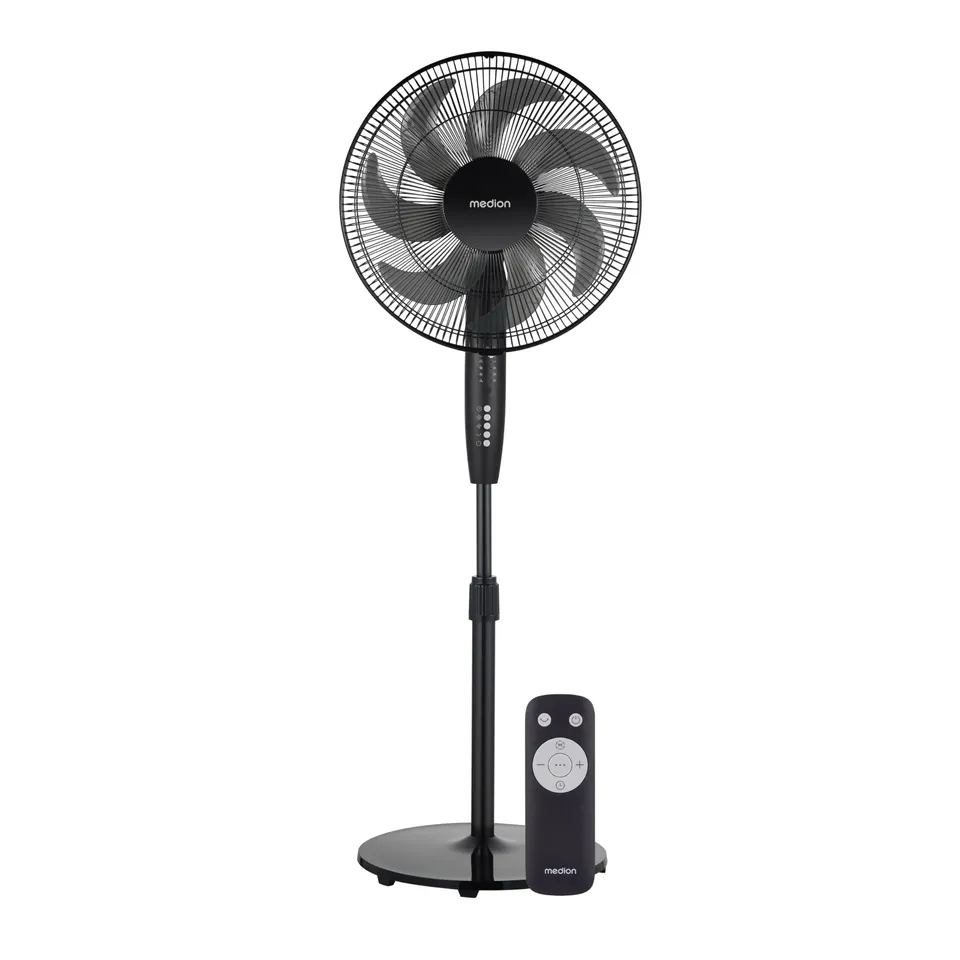 MEDION P21 SF ventilatore a piantana nero 130 cm telecomando