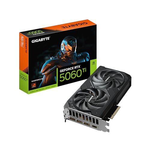 Gigabyte Windforce RTX 5060 Ti scheda video 8GB GDDR7 DLSS 4