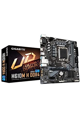 Gigabyte H610M H DDR4 scheda madre Micro ATX LGA1700