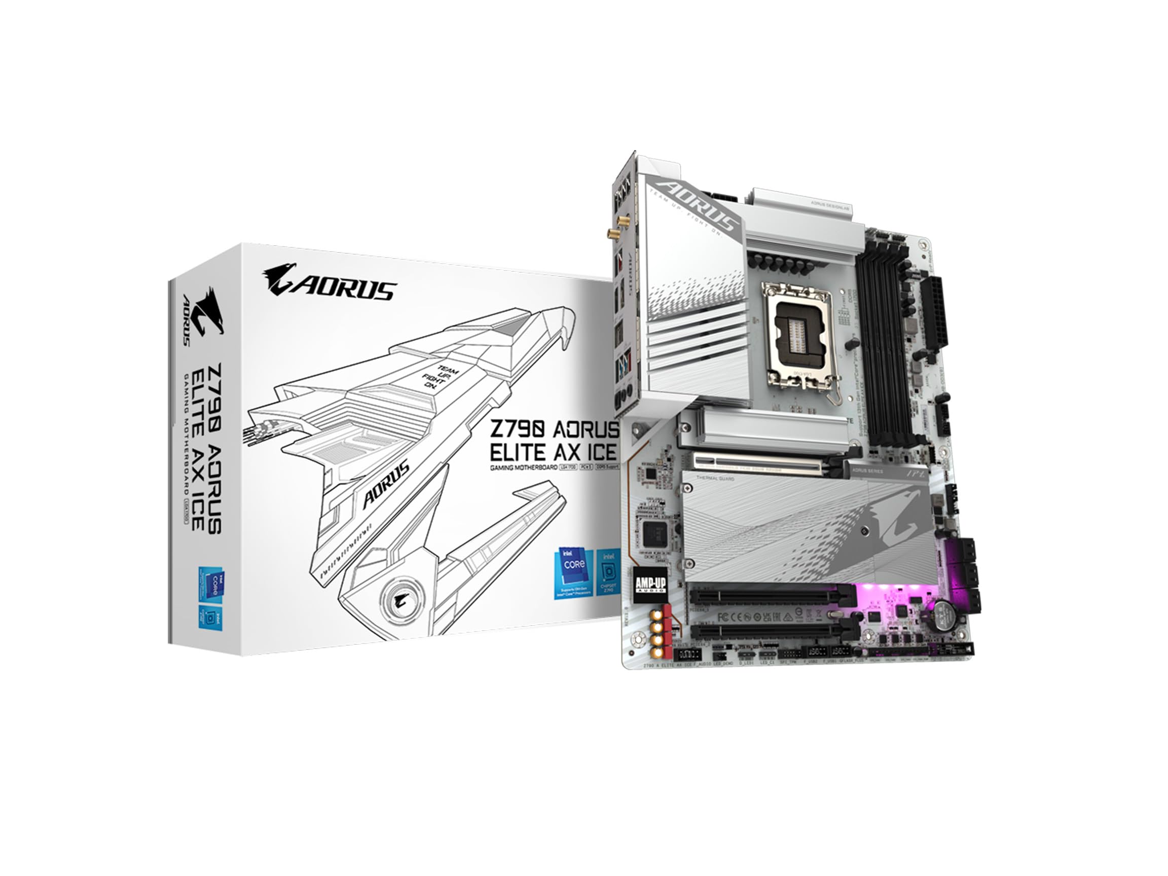 Gigabyte Z790 Aorus Elite AX ICE scheda madre WiFi 6E
