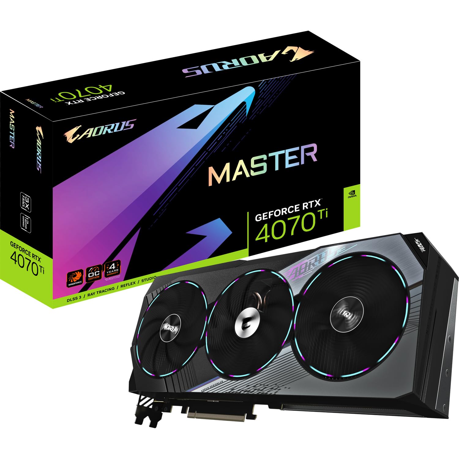 Gigabyte Aorus RTX 4070 Ti Master scheda video 12GB