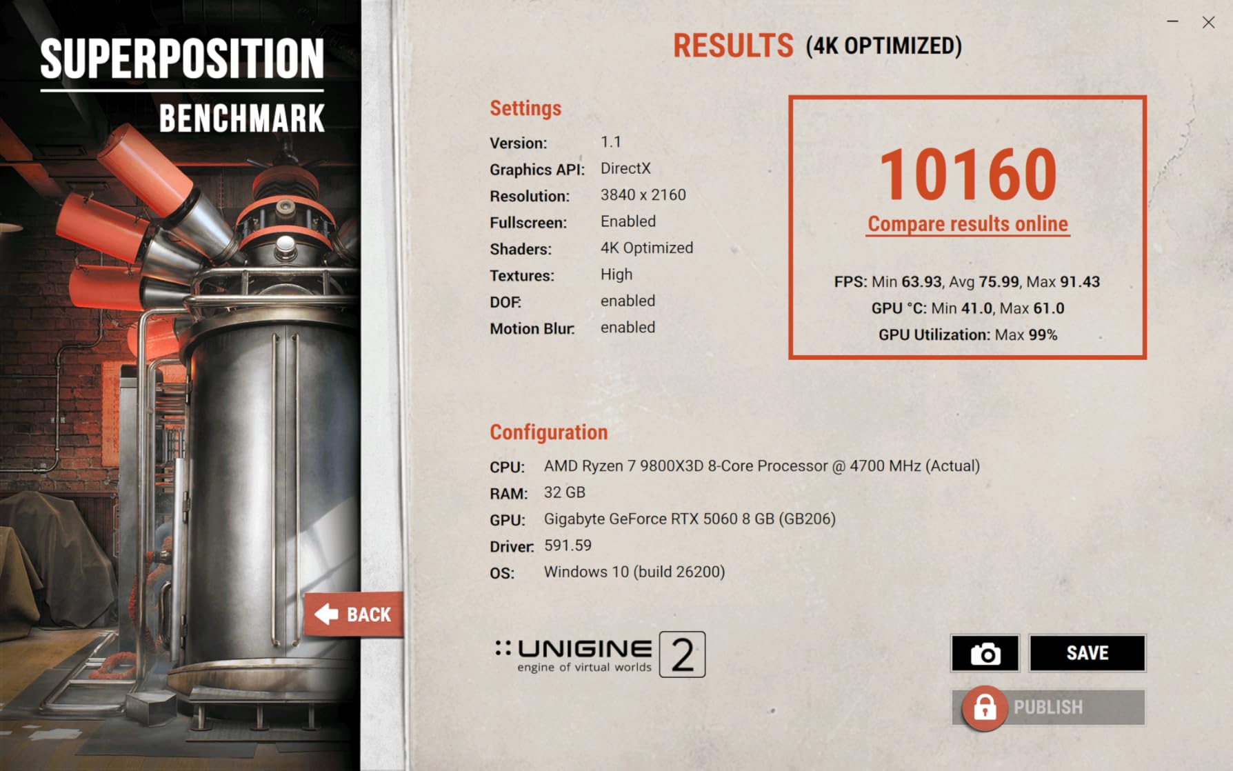 GIGABYTE RTX 5060 EAGLE OC ICE 8G scheda video 8GB GDDR7