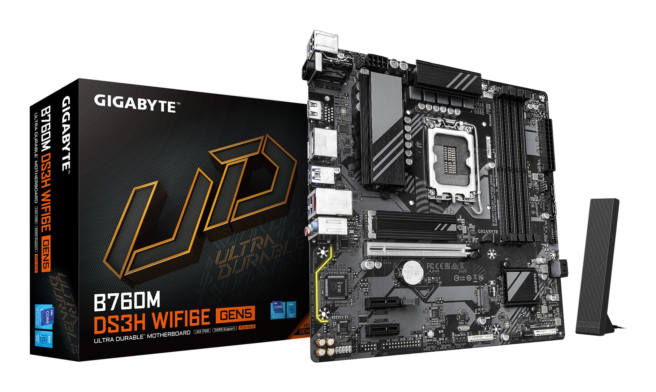 GIGABYTE B760M DS3H WIFI6E GEN5 scheda madre DDR5