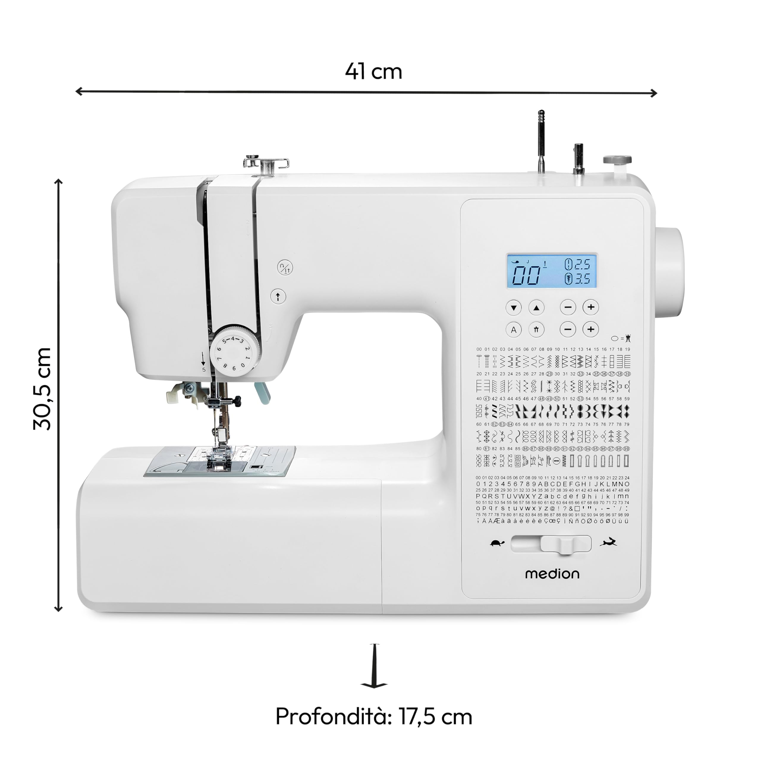 MEDION LIFE SD36 macchina per cucire bianca 270 punti