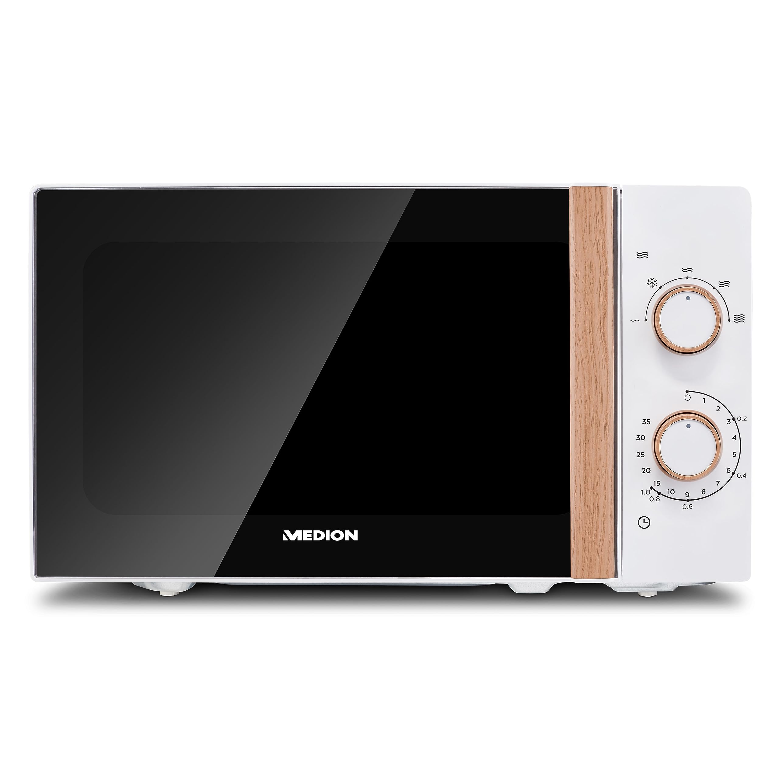 MEDION MD 10596 microonde 20L 700W effetto legno bianco