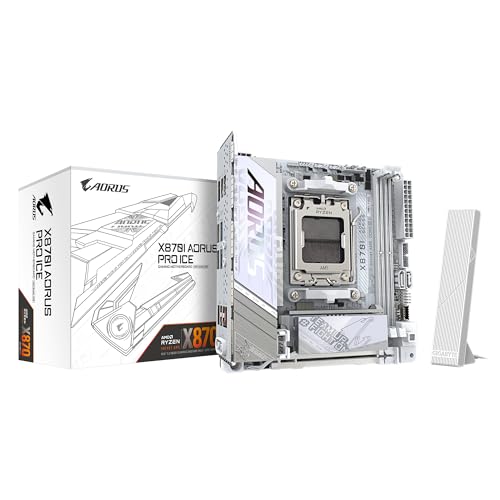 GIGABYTE AORUS X870I PRO ICE scheda madre AM5 Wi-Fi 7 Mini-ITX