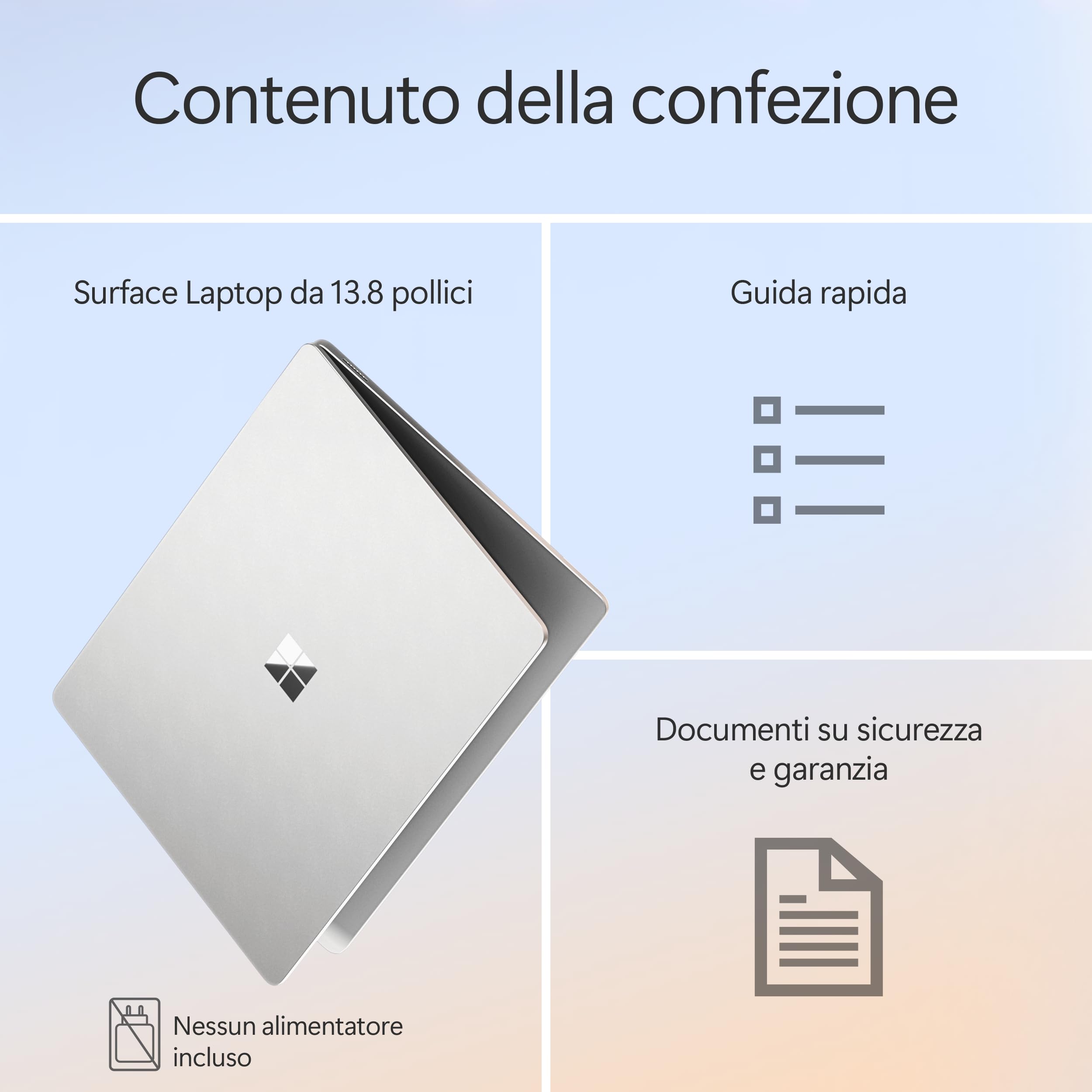 Microsoft Surface Laptop 13,8 notebook Snapdragon X Plus 16GB/512GB Copilot+