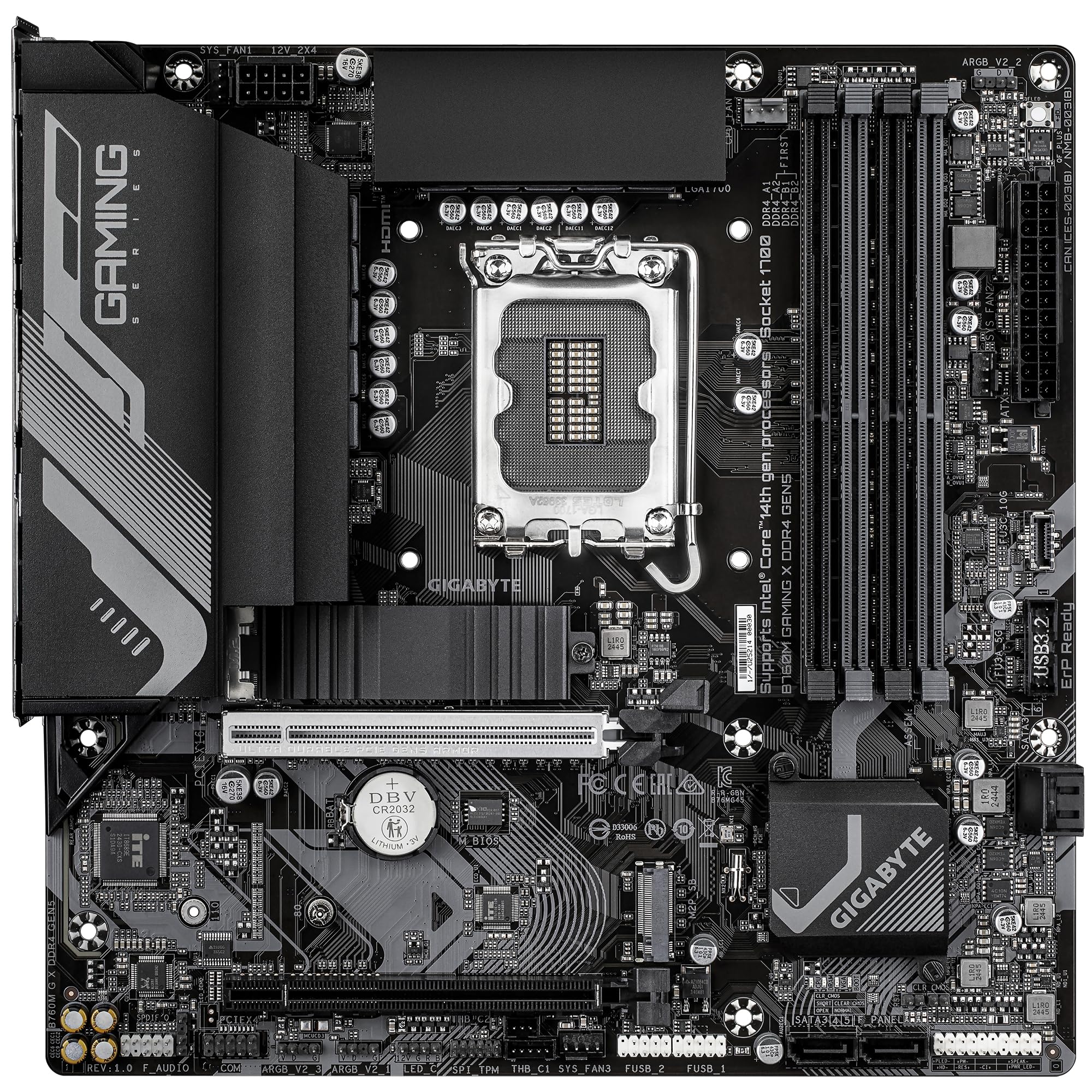 GIGABYTE B760M Gaming X DDR4 scheda madre DDR4 PCIe Gen5