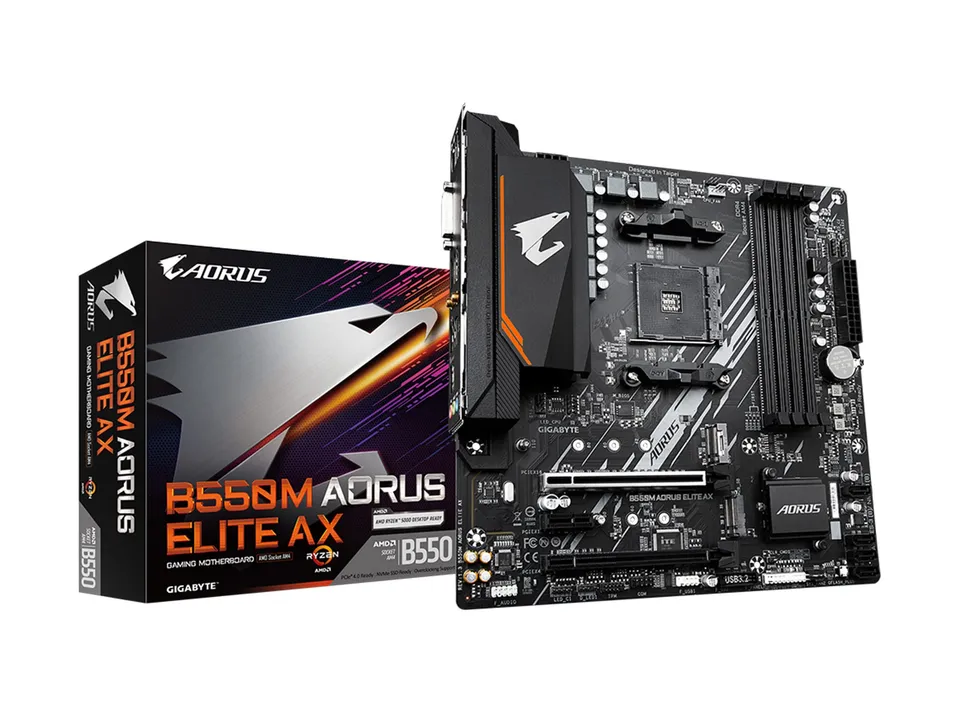 GIGABYTE B550M Aorus Elite AX scheda madre AM4 Wi-Fi 6E