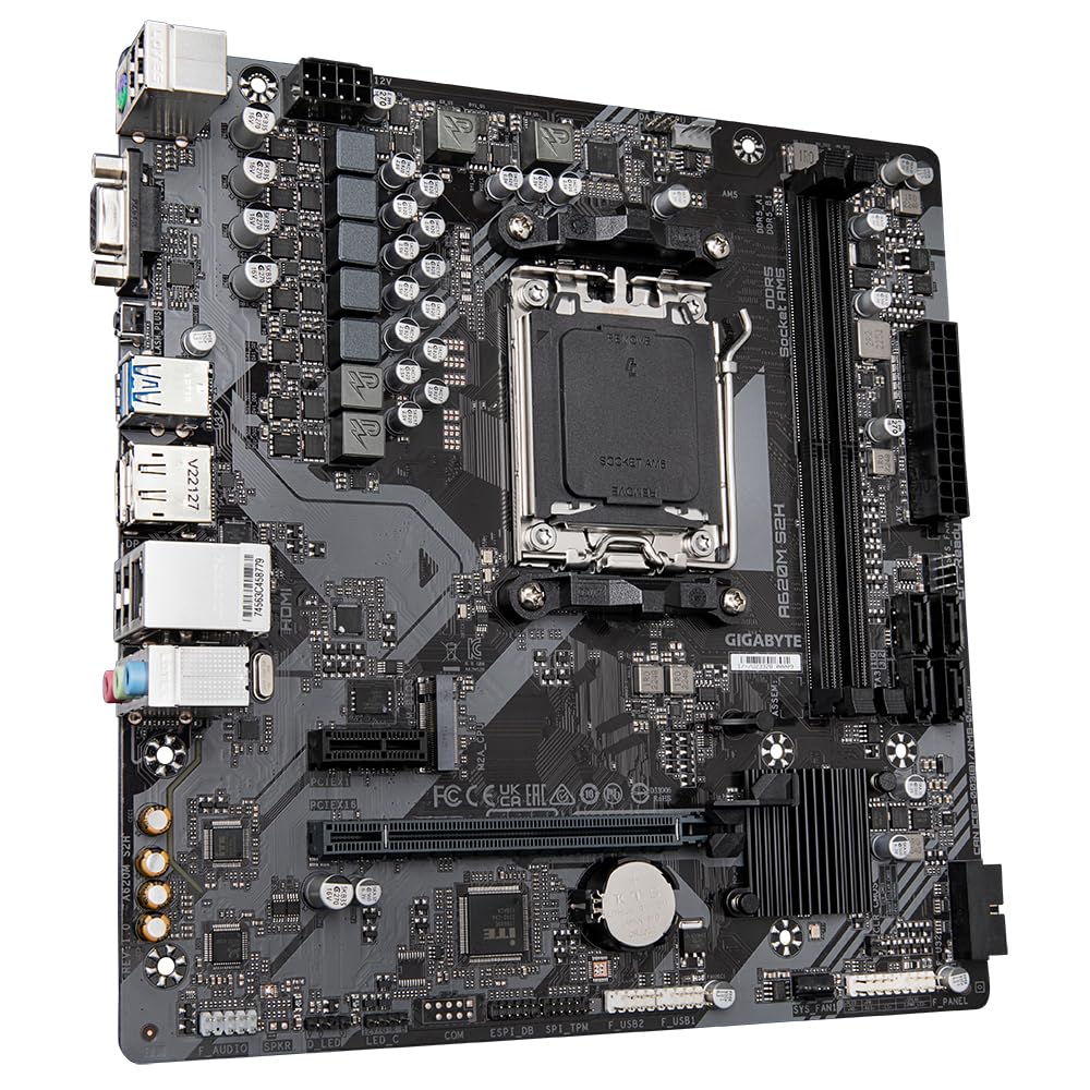 GIGABYTE A620M S2H scheda madre AM5 DDR5 Micro-ATX
