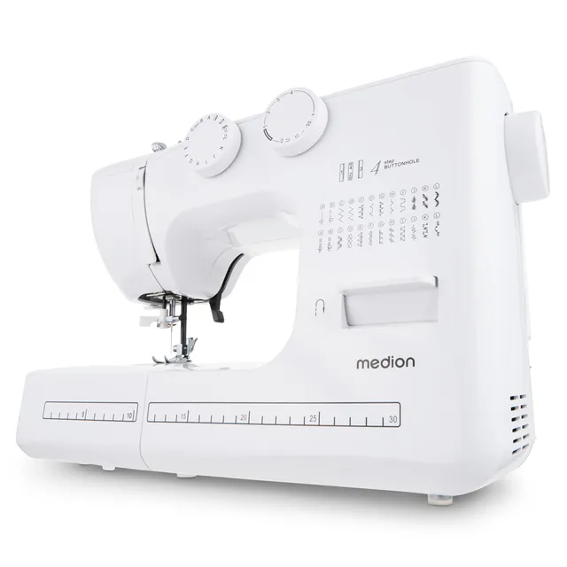 MEDION SM60 macchina per cucire braccio libero bianca 60 punti