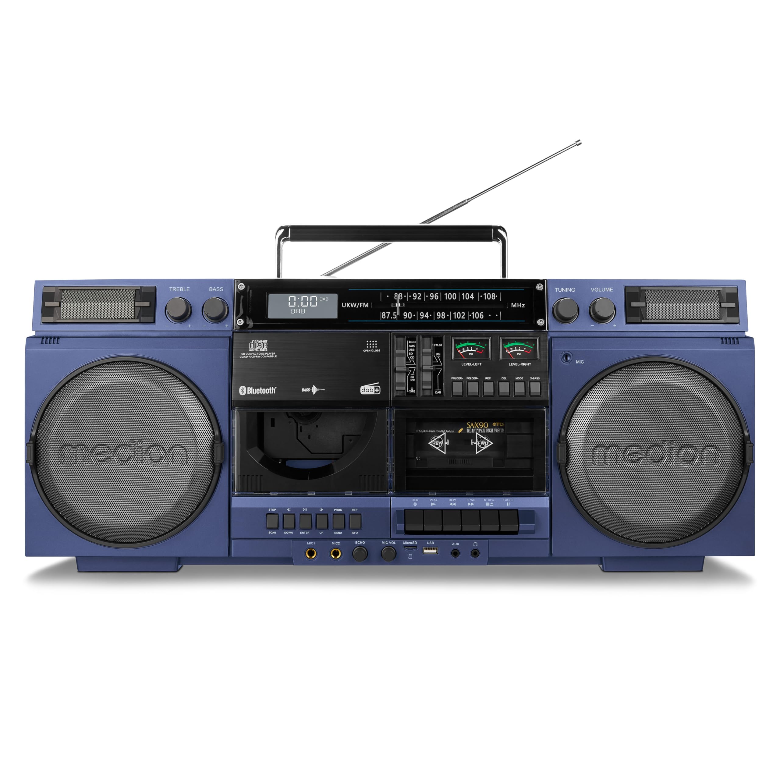 MEDION LIFE MD44538 P66538 registratore cassette nero