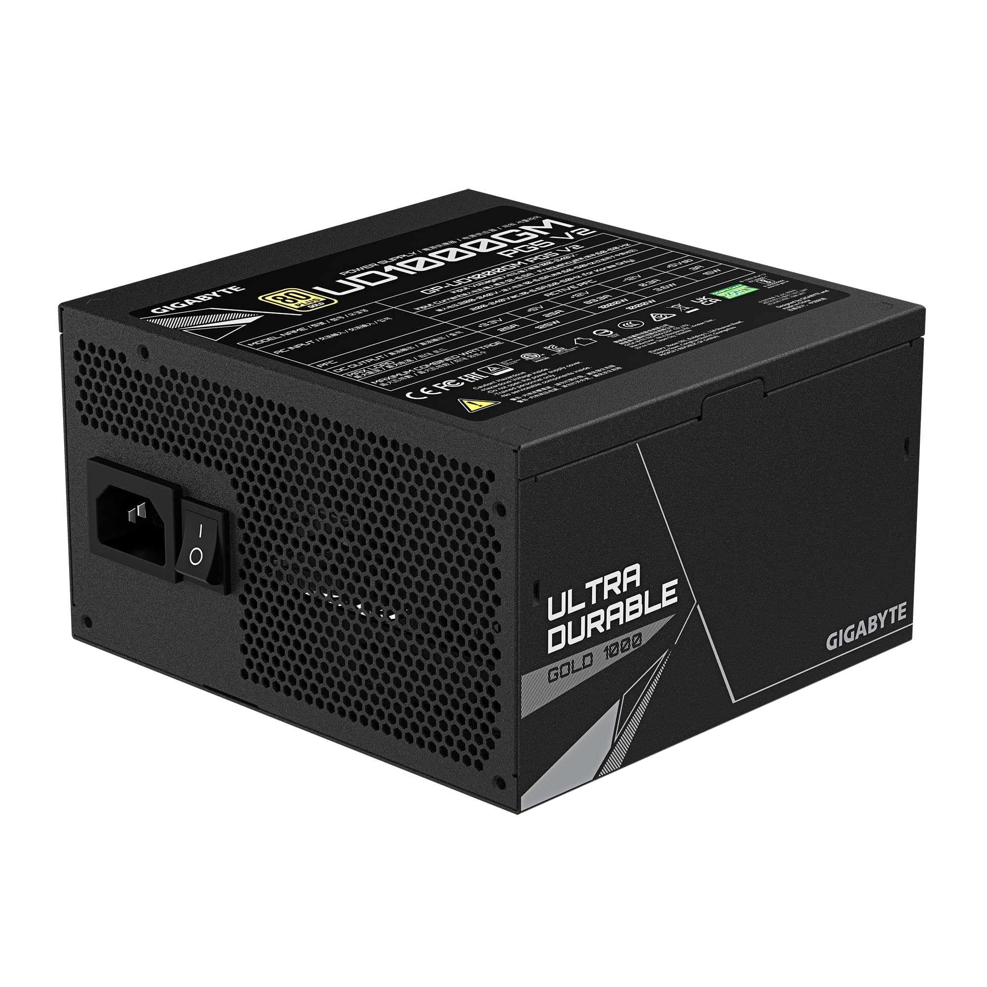 Gigabyte UD1000GM PG5 V2 alimentatore 1000W modulare Gold