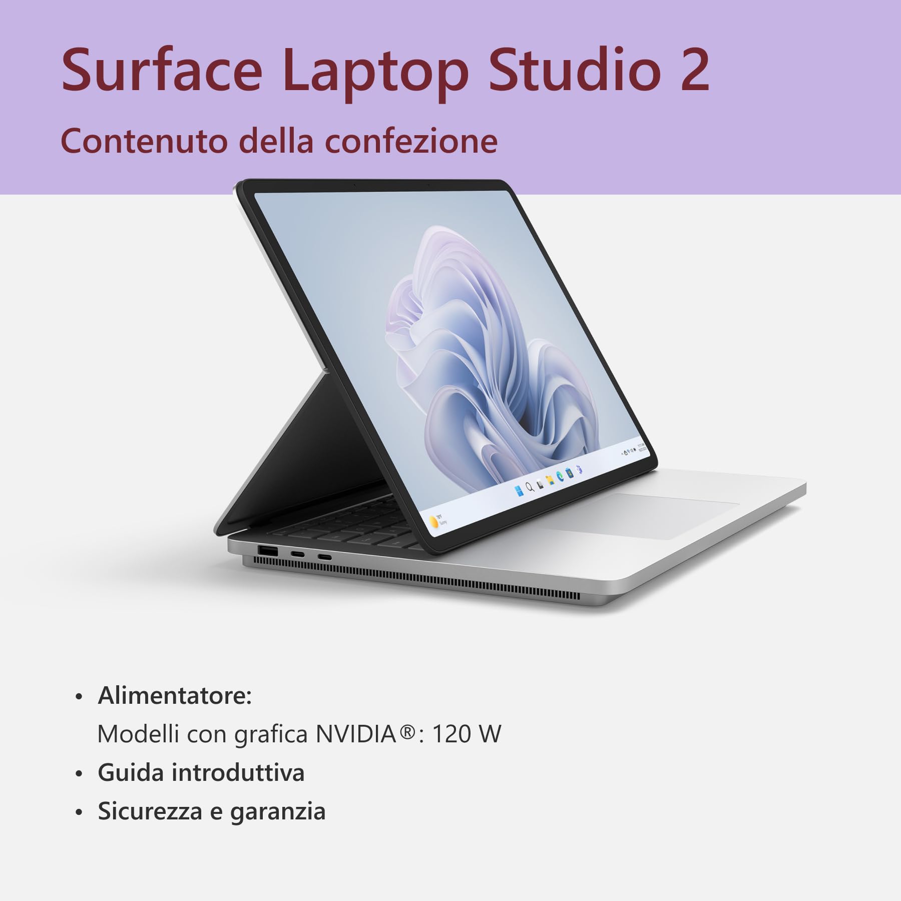 Microsoft Surface Laptop Studio 2 notebook 14,4" 16GB/512GB