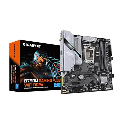 GIGABYTE GAMING PLUS B760M WiFi scheda madre LGA 1700 DDR4