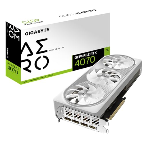GIGABYTE RTX 4070 Aero OC V2 scheda video 12GB GDDR6X DLSS 3