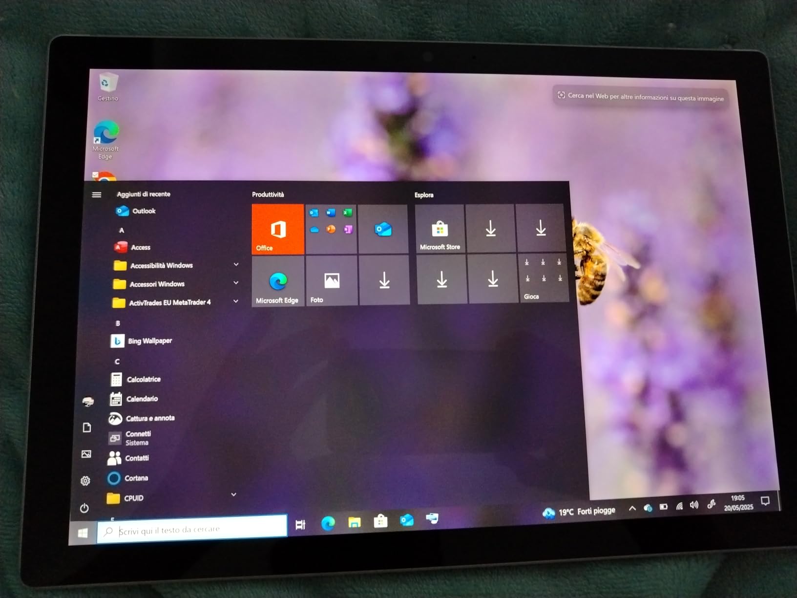 Microsoft Surface Pro 5 LTE tablet 12.3 i5 8GB 256GB