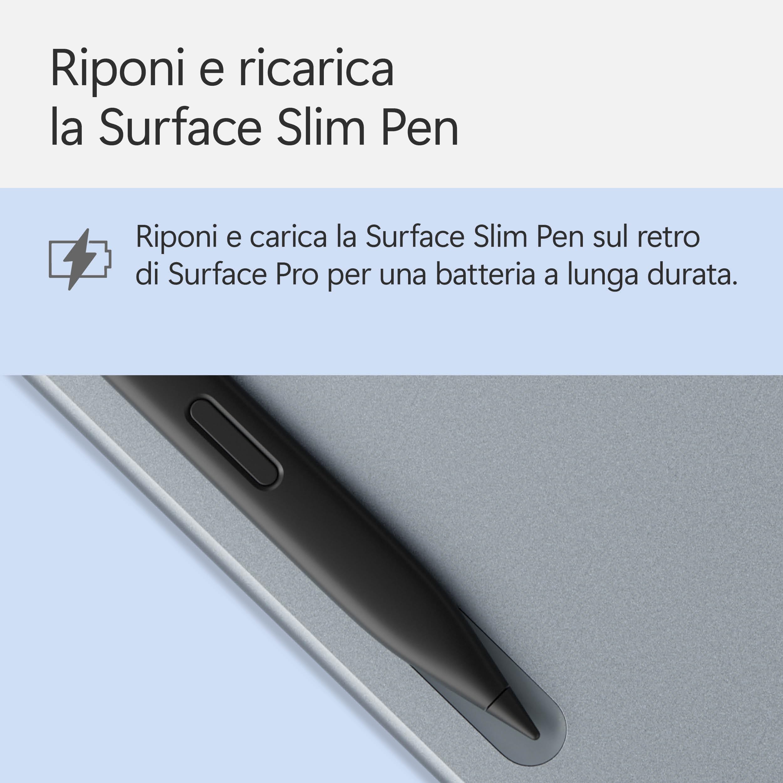 Microsoft Surface Pro 12'' tastiera Slim Pen Oceano