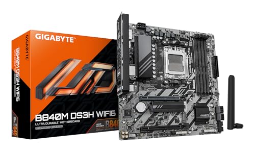 Gigabyte B840M DS3H WIFI6 Scheda Madre AMD AM5 DDR5