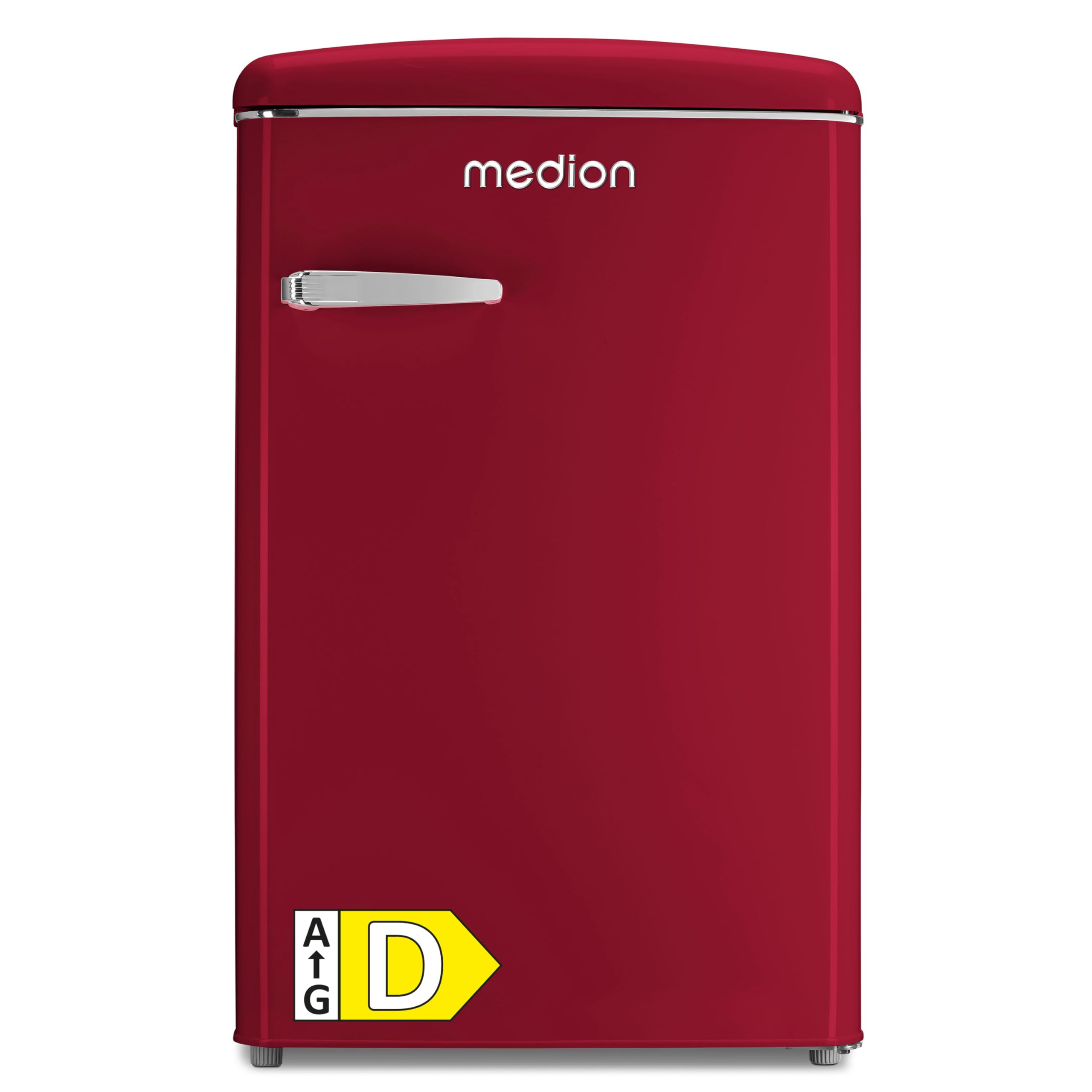 Medion MD 37790 frigorifero retrò 108 litri Velvet Rouge