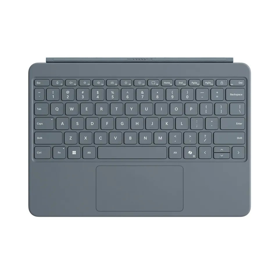 Microsoft Surface Pro 12 tastiera retroilluminata oceano