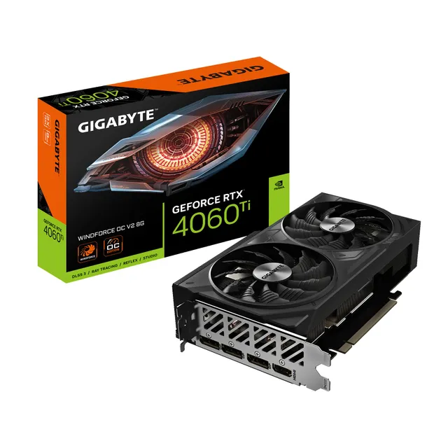 GIGABYTE RTX 4060 Ti WINDFORCE OC V2 scheda video 8GB GDDR6