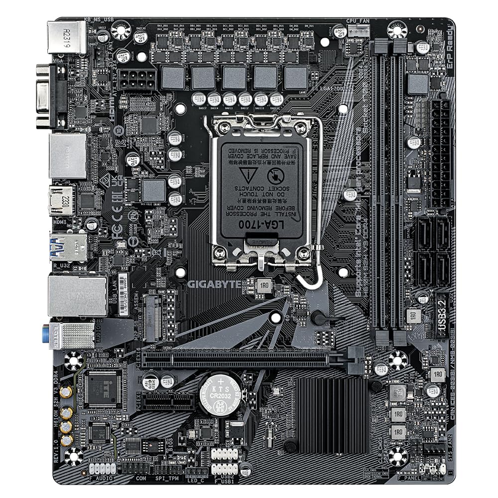 GIGABYTE H610M S2H V3 scheda madre DDR4 LGA1700