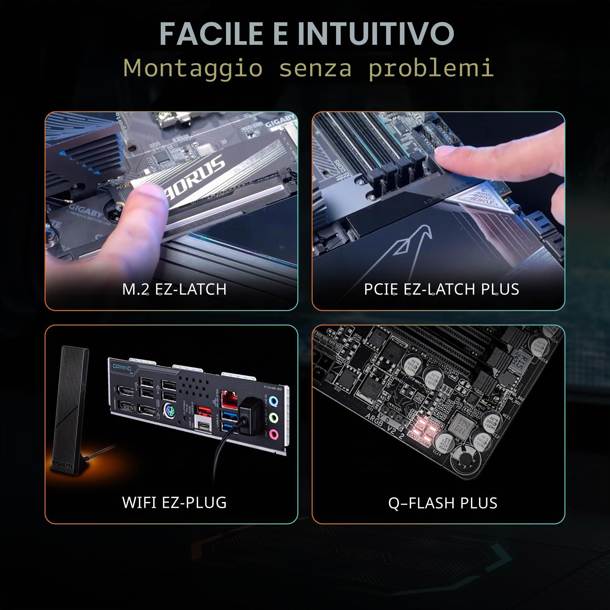 GIGABYTE AORUS B850 Elite WIFI7 Scheda Madre ATX AM5 DDR5