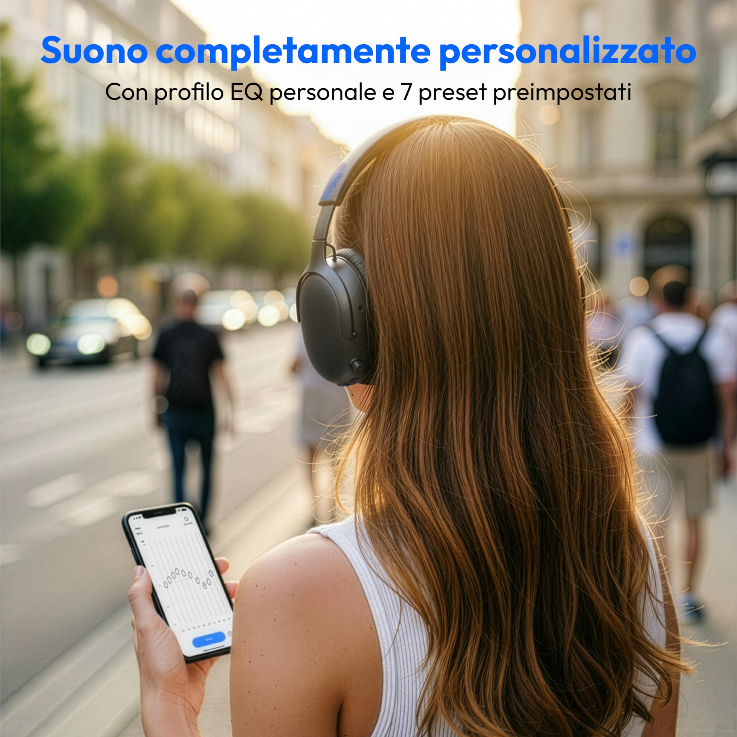 Medion HX-1 Pro cuffie over ear Bluetooth ANC antracite