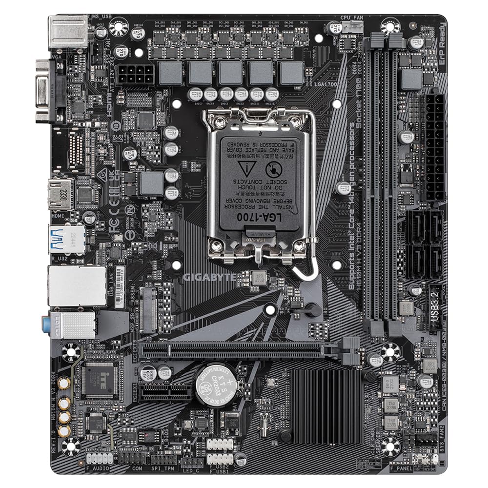 GIGABYTE H610M H V3 scheda madre Intel LGA1700 DDR4