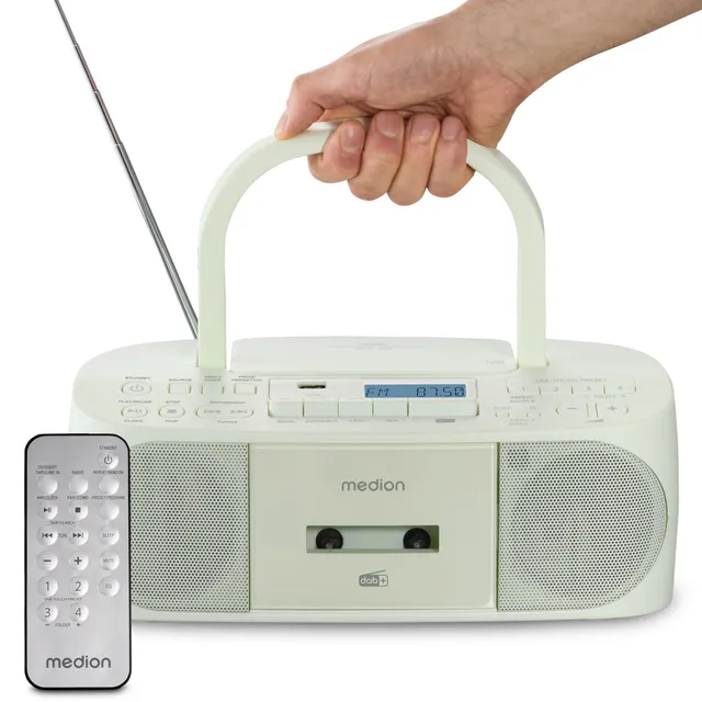 MEDION LIFE DRX-1 Plus boombox verde con CD