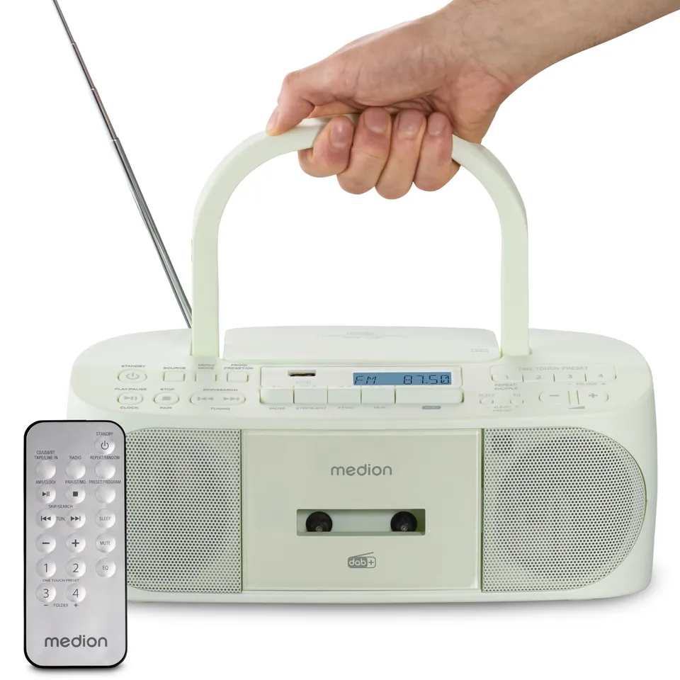MEDION LIFE DRX-1 Plus boombox verde con CD