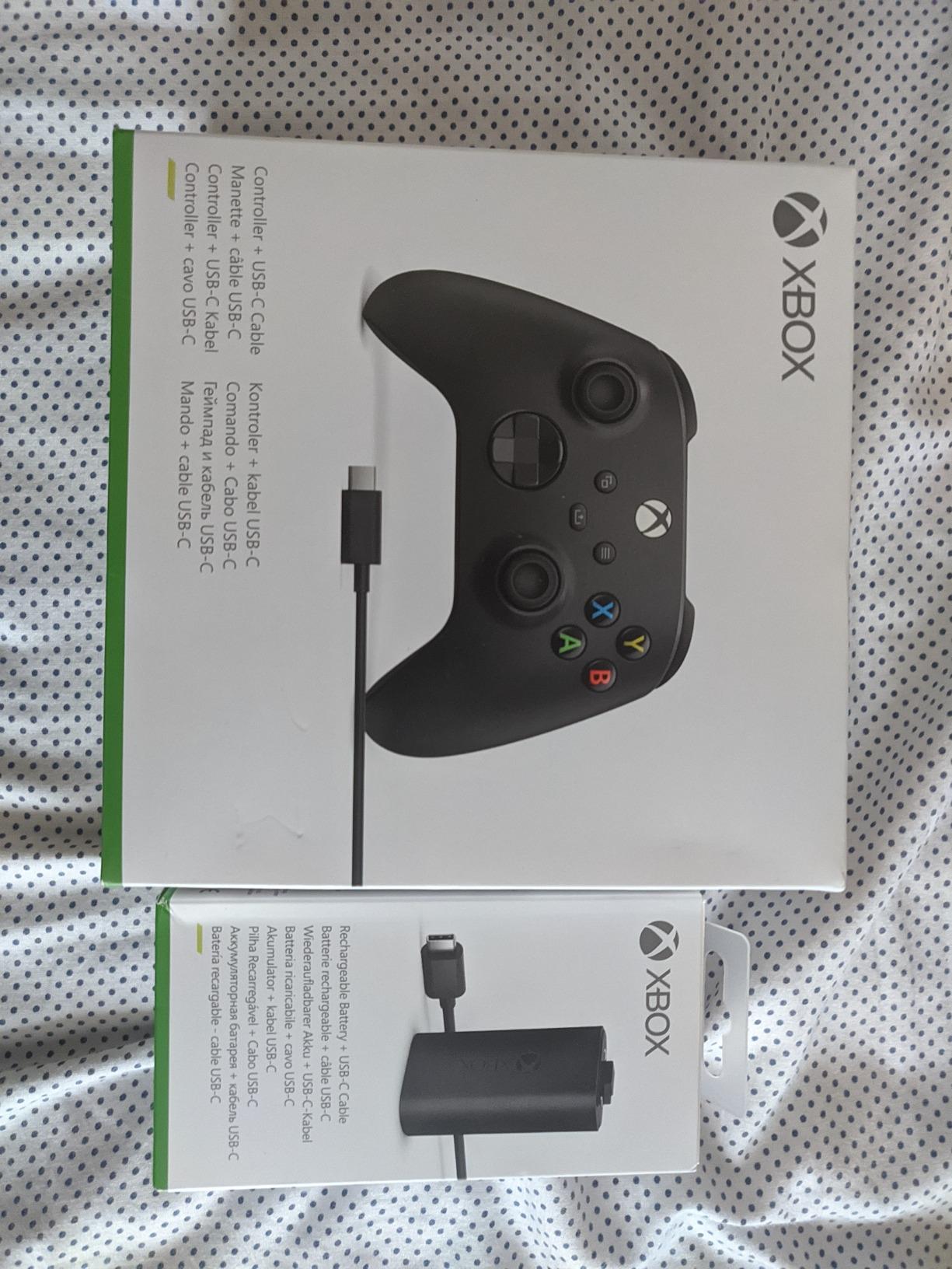 Xbox Wireless Controller Carbon Black + cavo USB-C