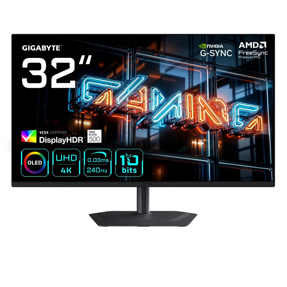 GIGABYTE MO32U24 monitor gaming 32" 4K 240Hz OLED