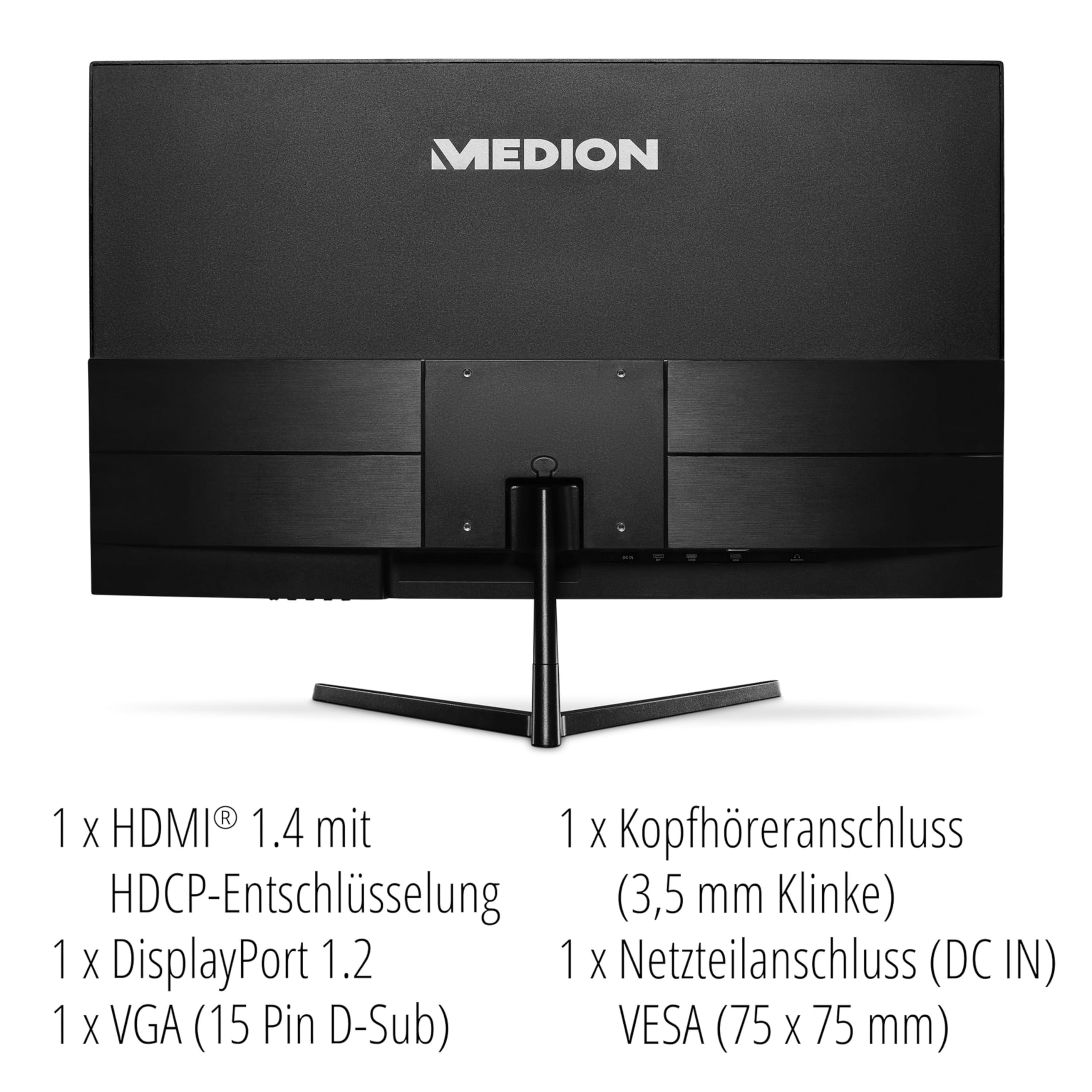 MEDION P52424 MD 20152 monitor 24" Full HD HDMI antiriflesso