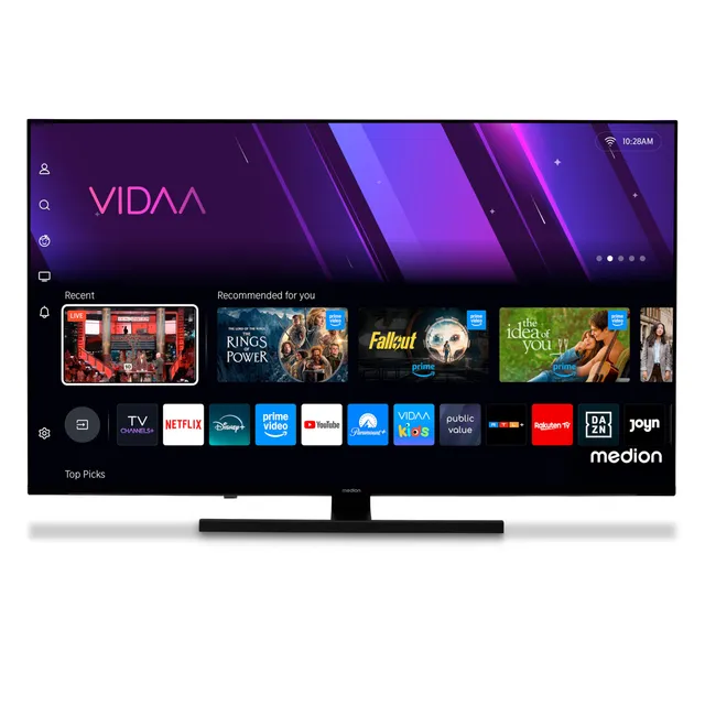 MEDION MD 855600 TV QLED 55 pollici Smart 4K Dolby Vision