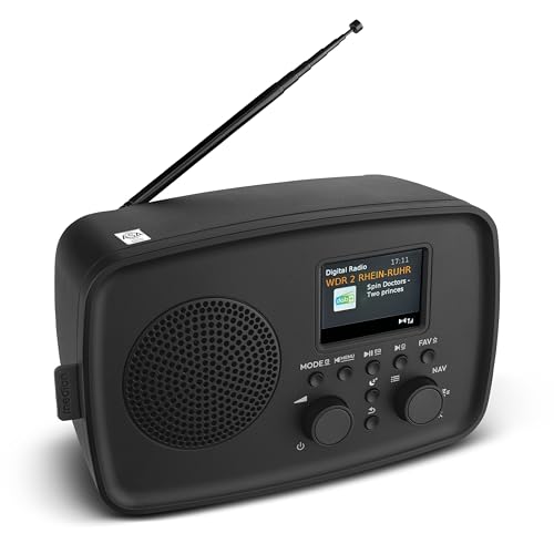 MEDION LIFE DRE-1 radio DAB+ Bluetooth nera antigoccia