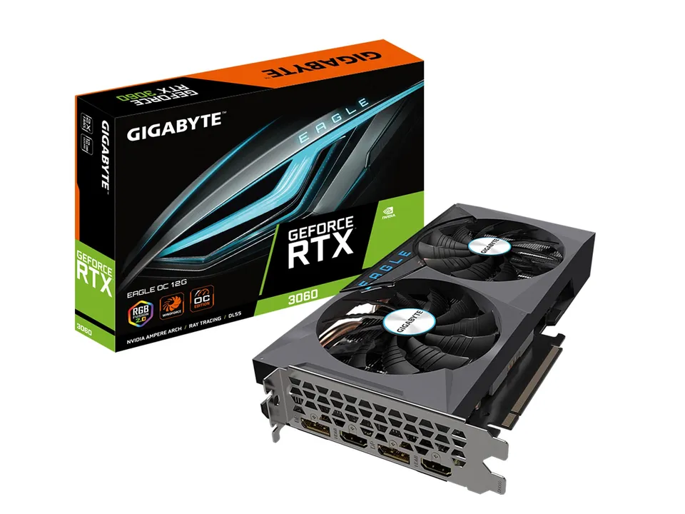 GIGABYTE RTX 3060 Eagle OC 12G scheda video GDDR6