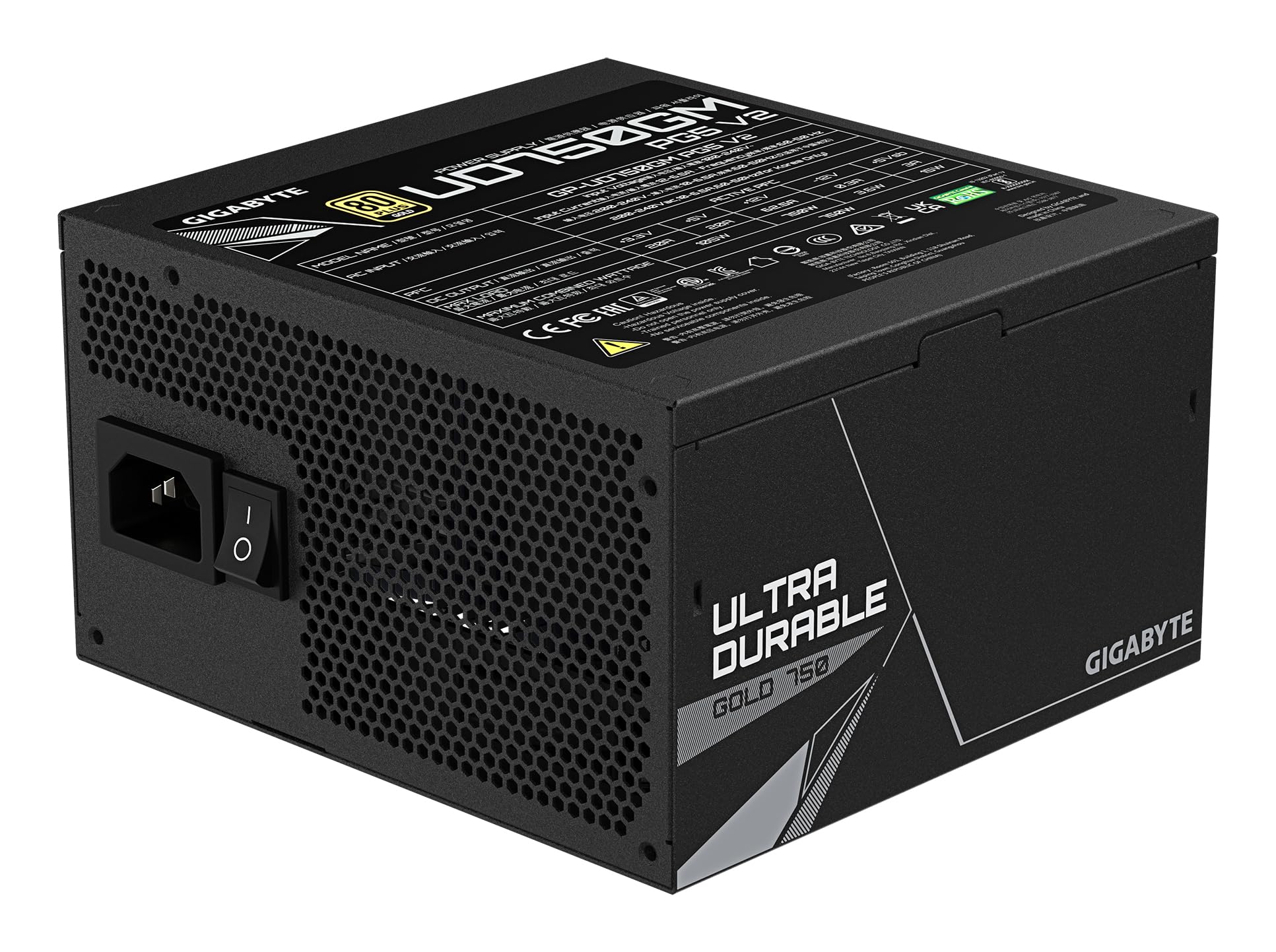Gigabyte UD750GM PG5 V2 alimentatore 750W Gold modulare ATX 3.1