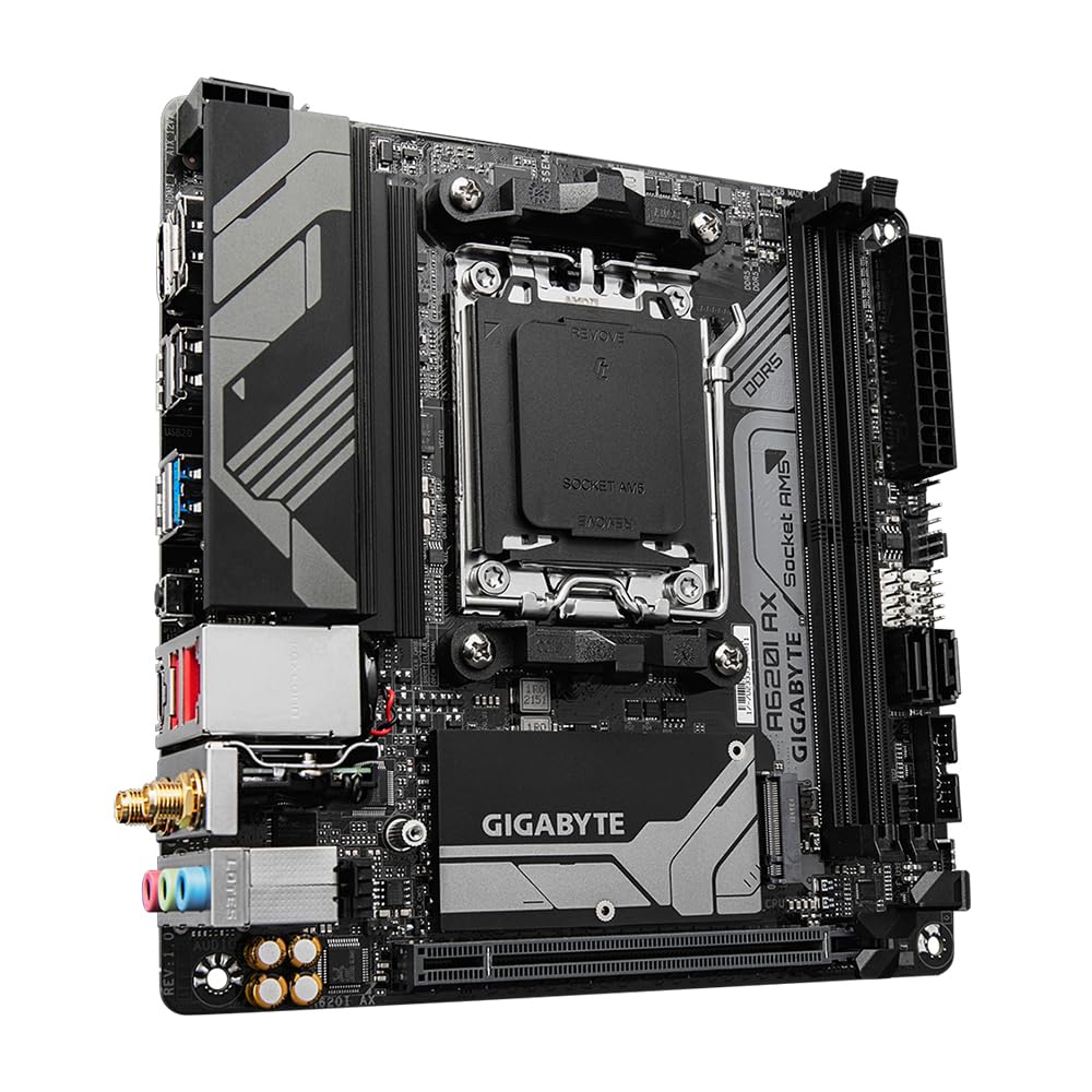 GIGABYTE A620I AX scheda madre Mini-ITX AM5 WiFi 6E
