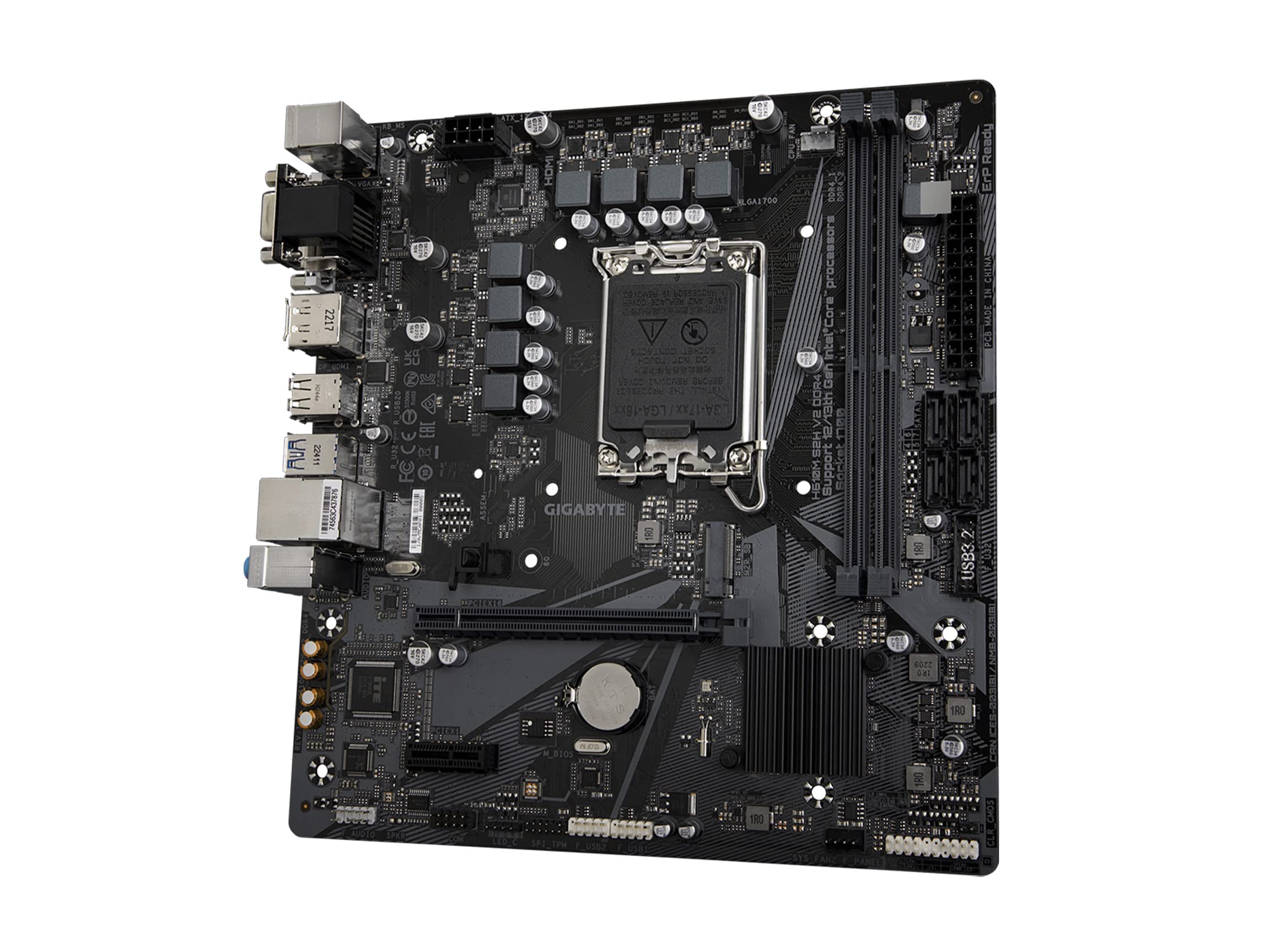 Gigabyte H610M S2H V2 DDR4 scheda madre Micro ATX LGA1700
