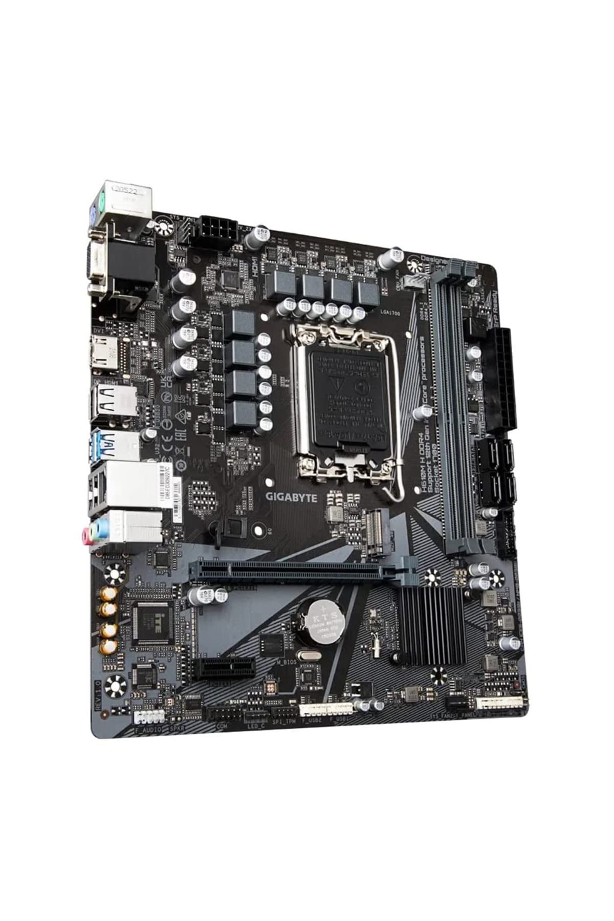 Gigabyte H610M H DDR4 scheda madre Micro ATX LGA1700