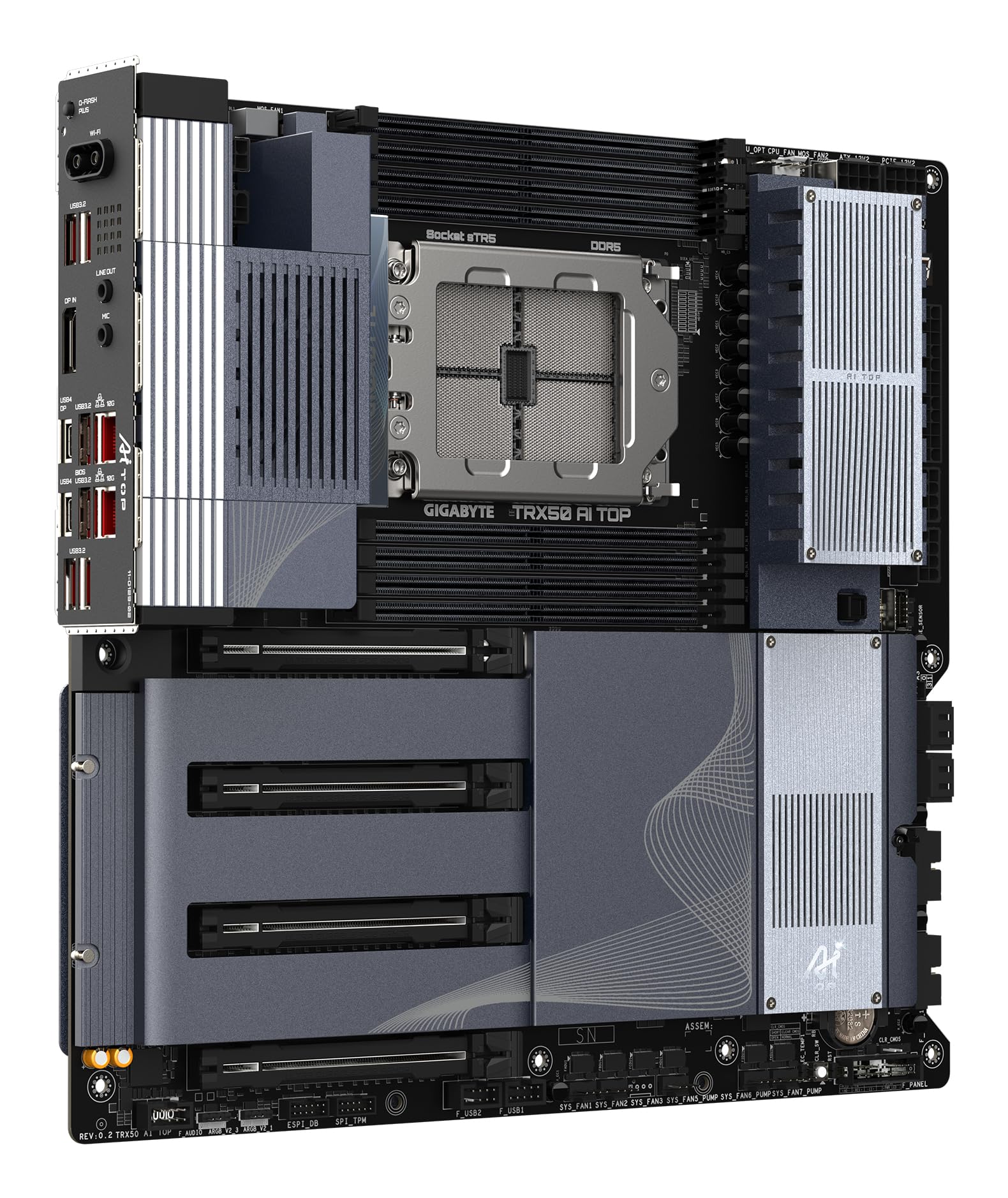 Gigabyte TRX50 AI TOP-2B scheda madre sTR5